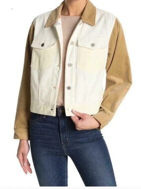 BLDWN Baldwin Saylor Colorblock Corduroy Jacket